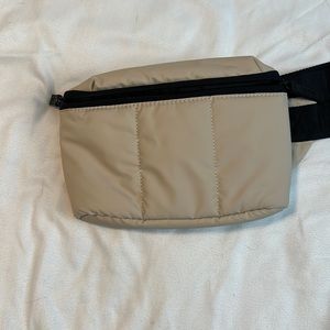 calpak luka mini belt bag color oatmeal